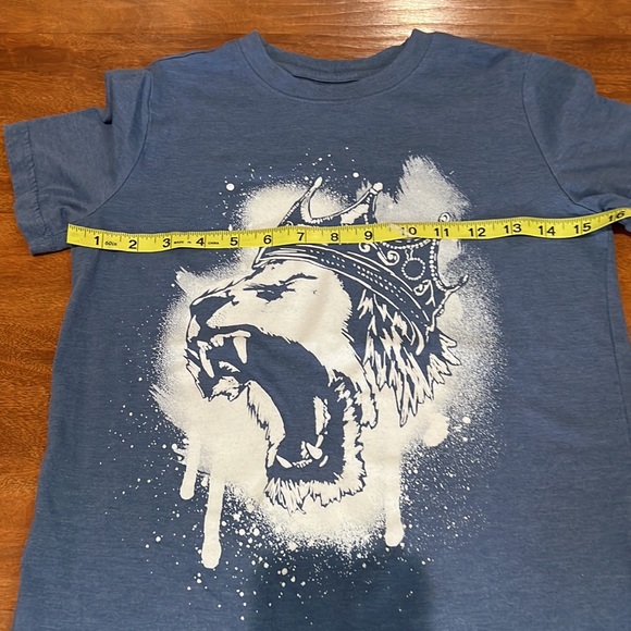 Cat & Jack 3 Shirt Bundle Lion Dinosaur Snake & Solid T Shirt Medium 8-10 - Picture 13 of 16